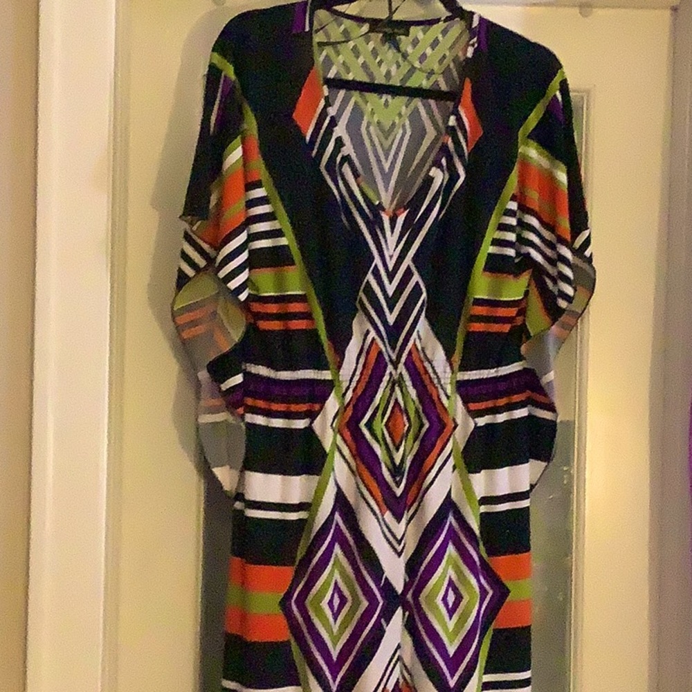 Women’s Size 14/16 stretch multi colored dress